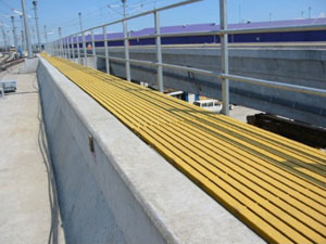 pultruded fiberglass grating train grates